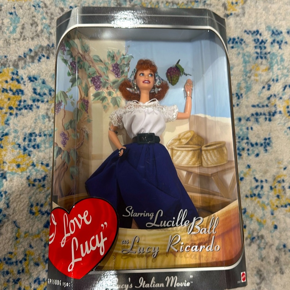NIB Vintage Barbie - 1999 Lucy Ricardo in "Lucy's Italian Movie" Episode 150